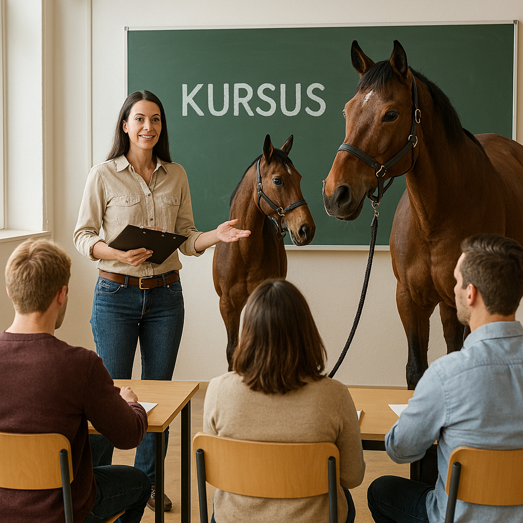 Et kursus med hest